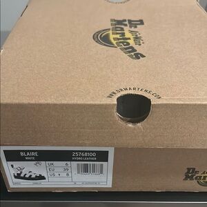 Dr. Martens White Blaire Sandals